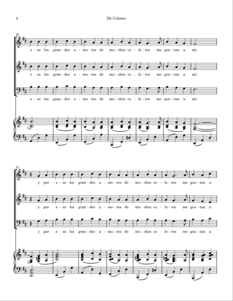 De Colores 3-Part scores gallery preview page 4