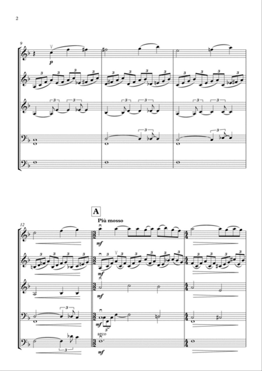 Rachmaninoff for strings String Orchestra scores gallery preview page 3