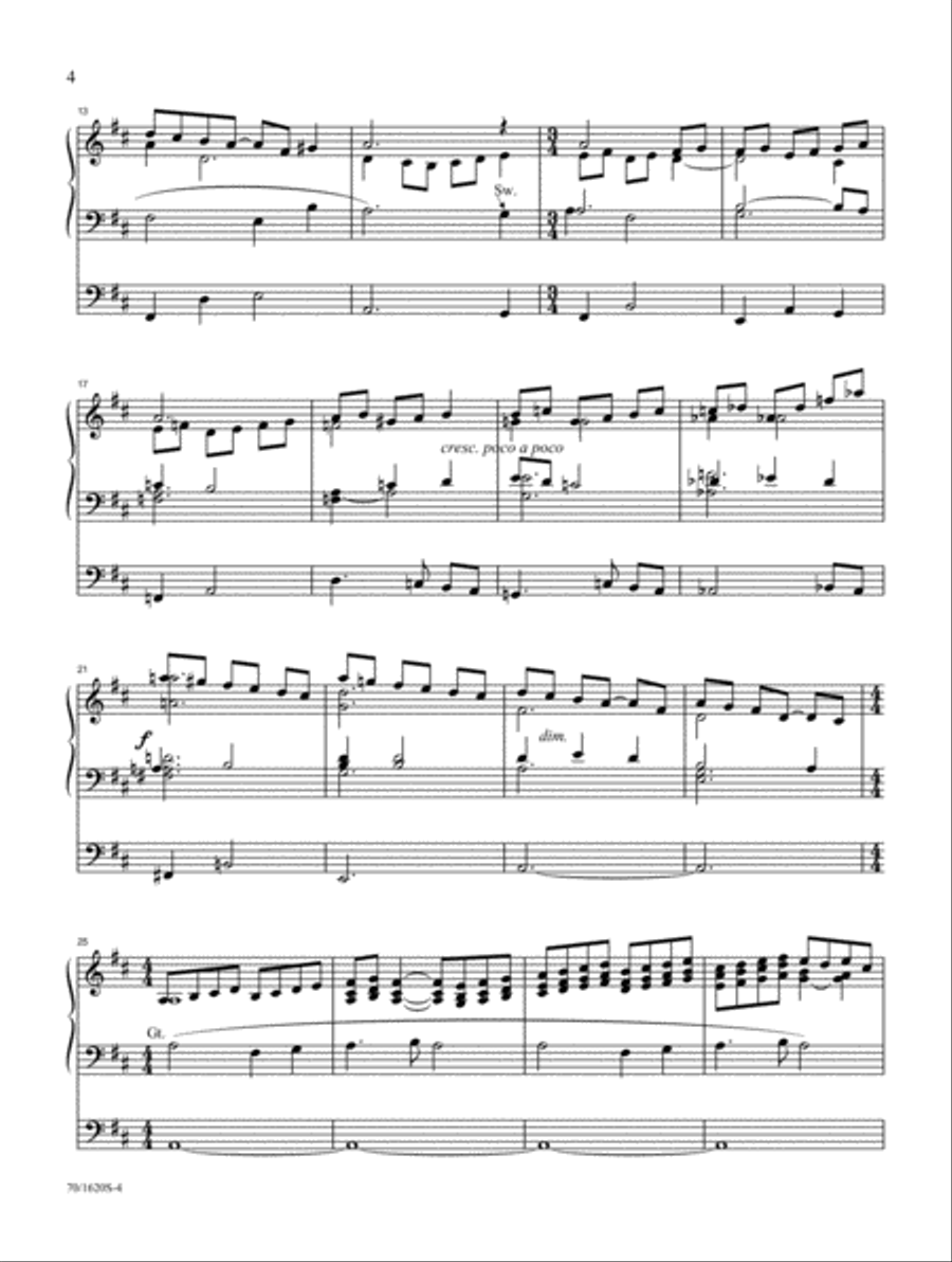 Hymns of the Faith (Digital Download) Organ scores gallery preview page 4