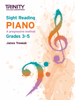 Book cover for Sight Reading Piano: Grades 3-5