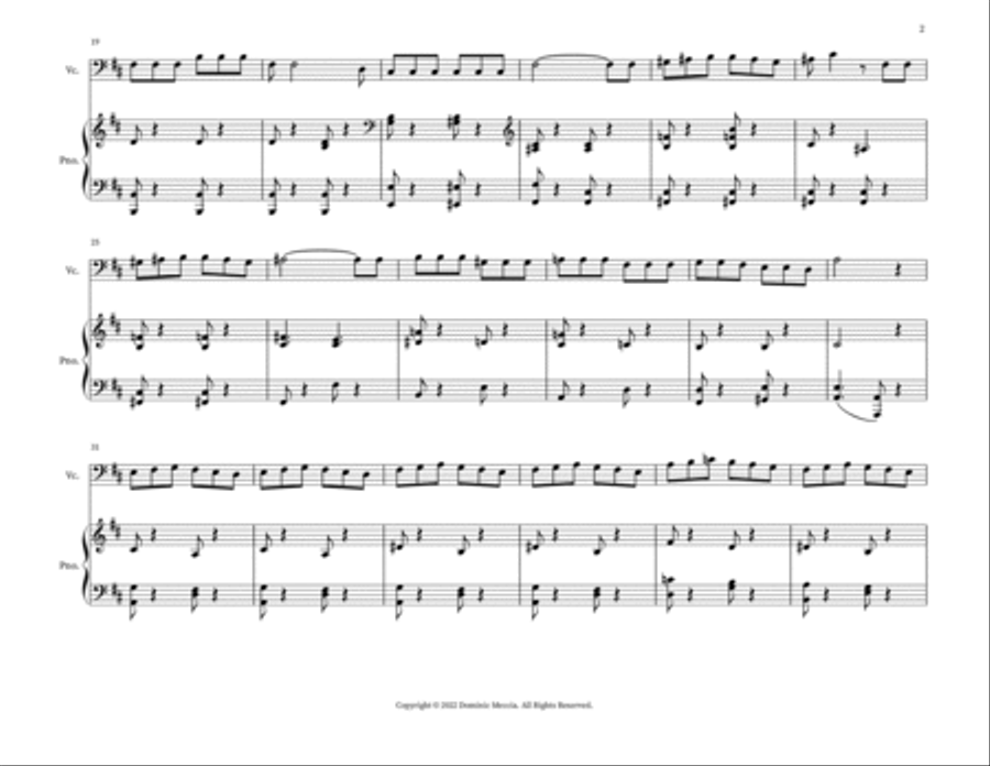 My Name Is John Wellington Wells String Duet scores gallery preview page 2