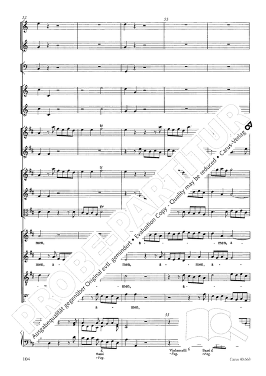 Mass in D minor (Missa in d) ATB scores gallery preview page 120