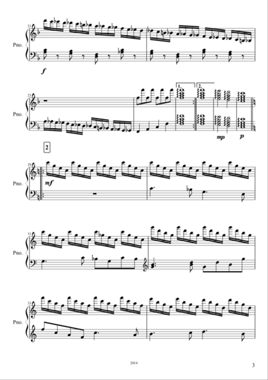 Raining Small Ensemble scores gallery preview page 3