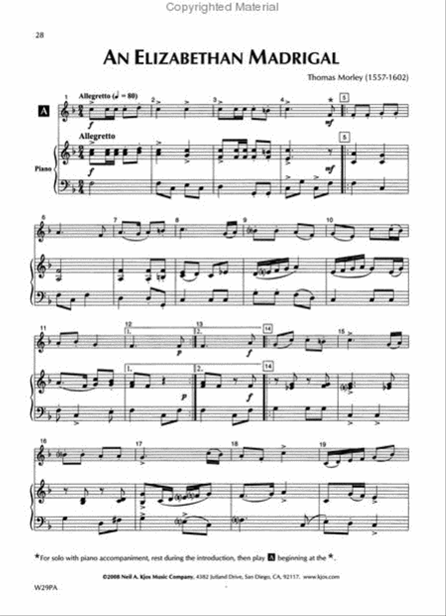 Standard of Excellence: Festival Ensembles 2 - Piano Accompaniment Concert Band Methods scores gallery preview page 4