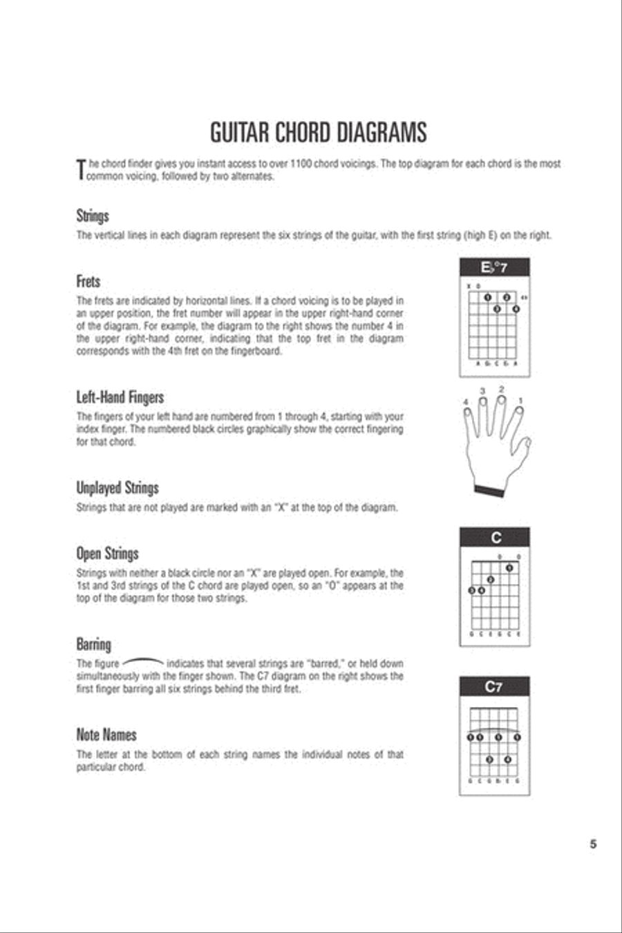 Incredible Chord Finder – 6″ x 9″ Edition Guitar scores gallery preview page 4