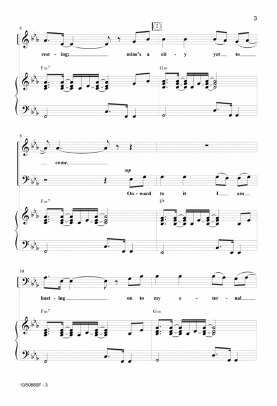 This Is Not My Place of Resting 4-Part scores gallery preview page 3