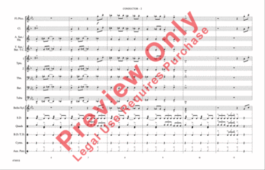 Get Smart Theme Marching Band scores gallery preview page 3