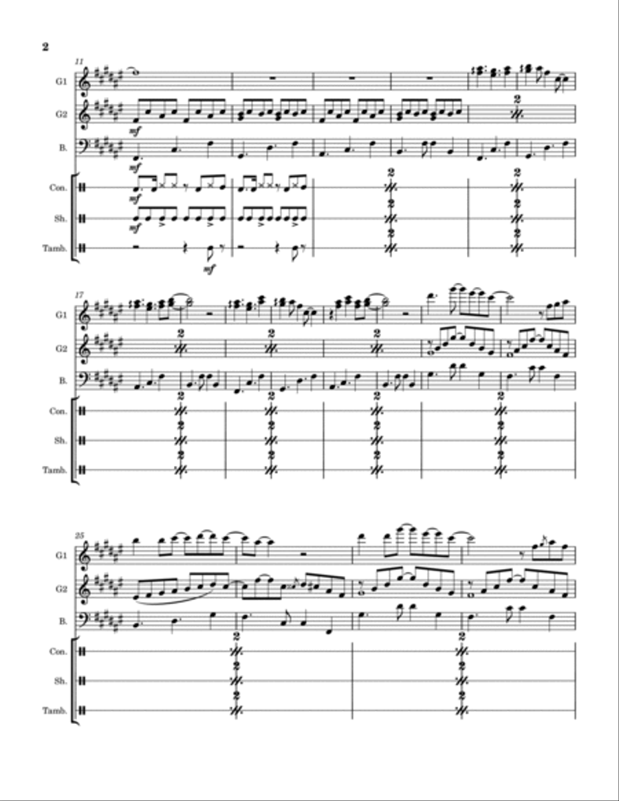 Vibe Bass Voice scores gallery preview page 2