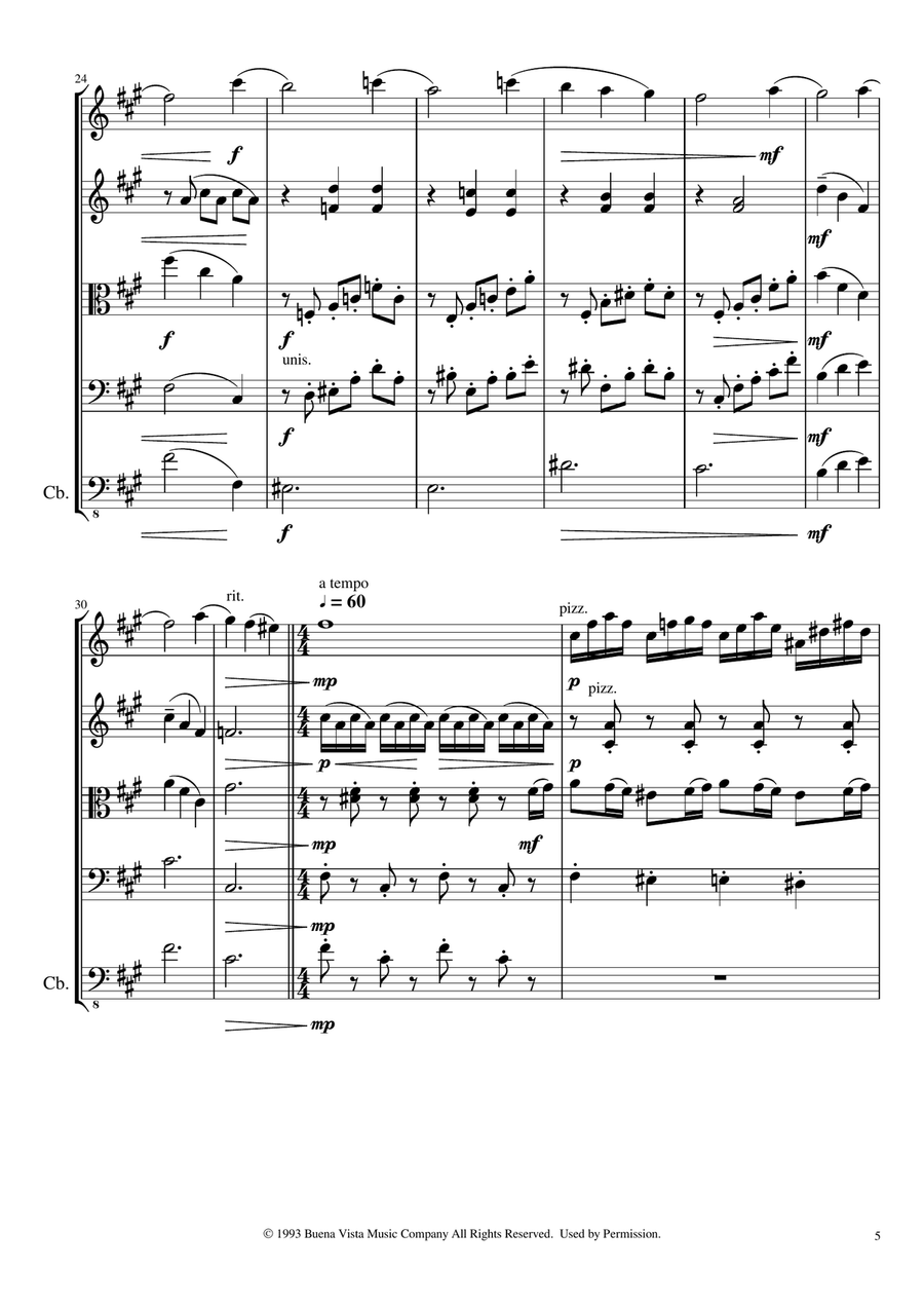 Jack's Lament Chamber Music scores gallery preview page 5