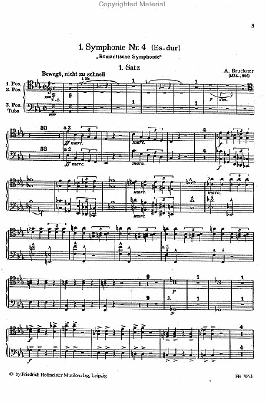 Orchesterstudien für Posaune Orchestra scores gallery preview page 2