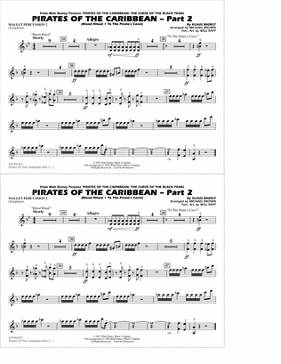 Pirates of the Caribbean - Part 2 (arr. Michael Brown) - Mallet Percussion 2