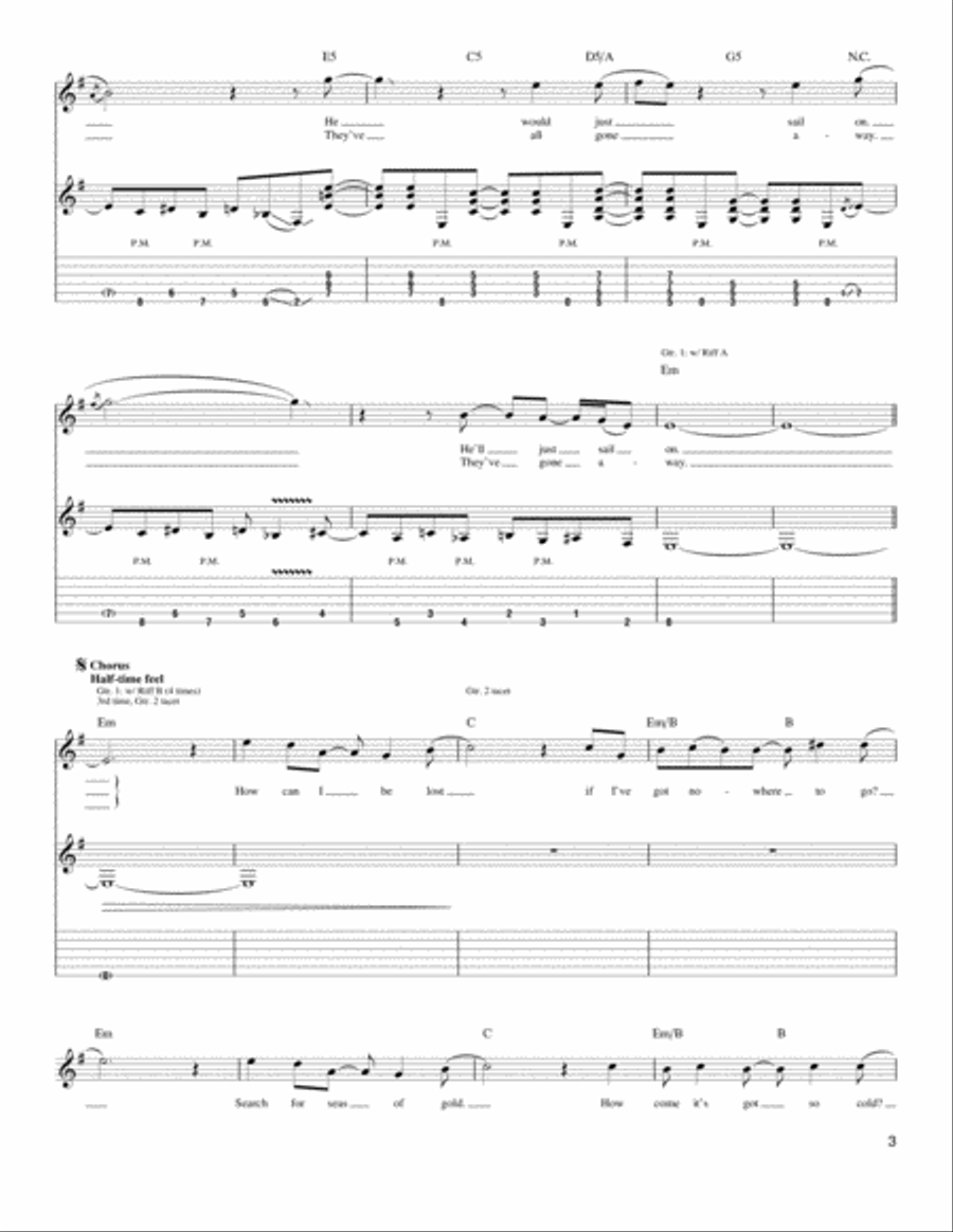 The Unforgiven III Acoustic Guitar scores gallery preview page 3