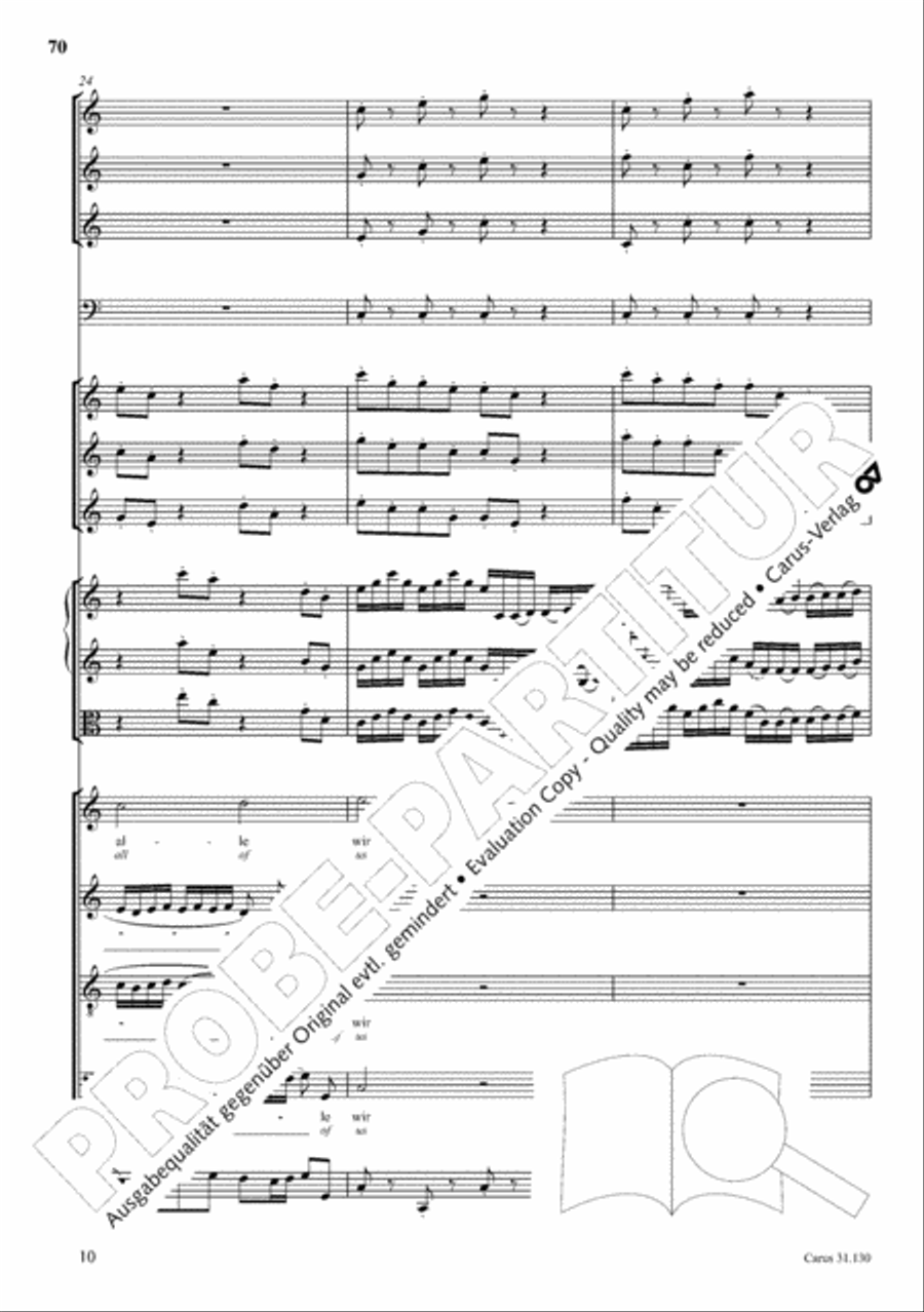 The Complete Sacred Vocal Works (Das geistliche Vokalwerk) Voice scores gallery preview page 71