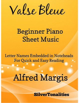 Book cover for Valse Bleue Easy Violin Sheet Music