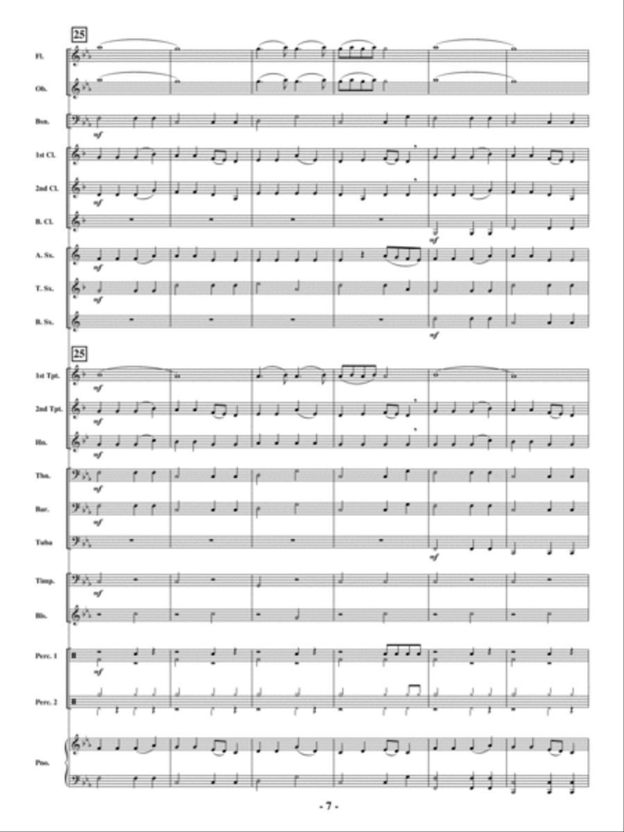 Hanukkah Dance (Sevivon) Concert Band scores gallery preview page 6