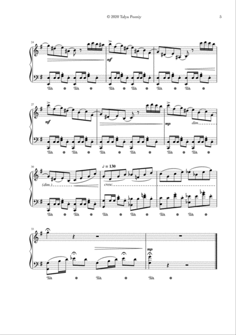 Emotions. Daylight Etudes. by Talya Pozniy Piano Method scores gallery preview page 5
