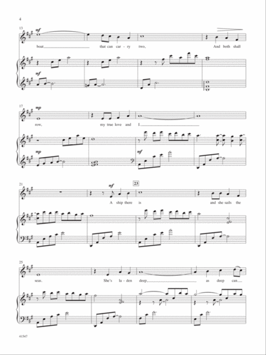Folk Songs for Solo Singers, Volume 2 Voice scores gallery preview page 8