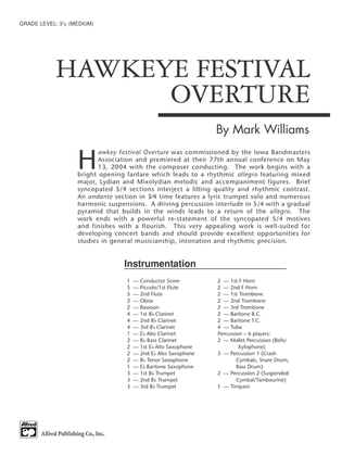 Hawkeye Festival Overture: Score