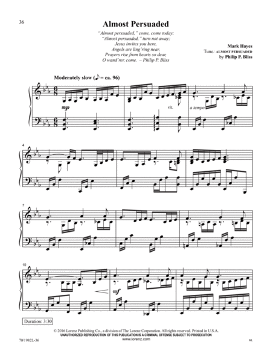 Light of The World Piano Solo scores gallery preview page 23