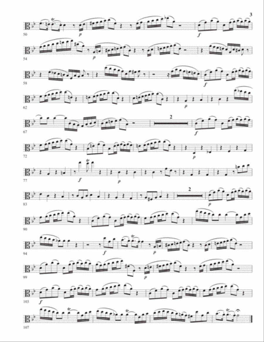 Concerto for English Horn and Viola in G Minor ENSEMBLE PARTS Chamber Orchestra scores gallery preview page 3