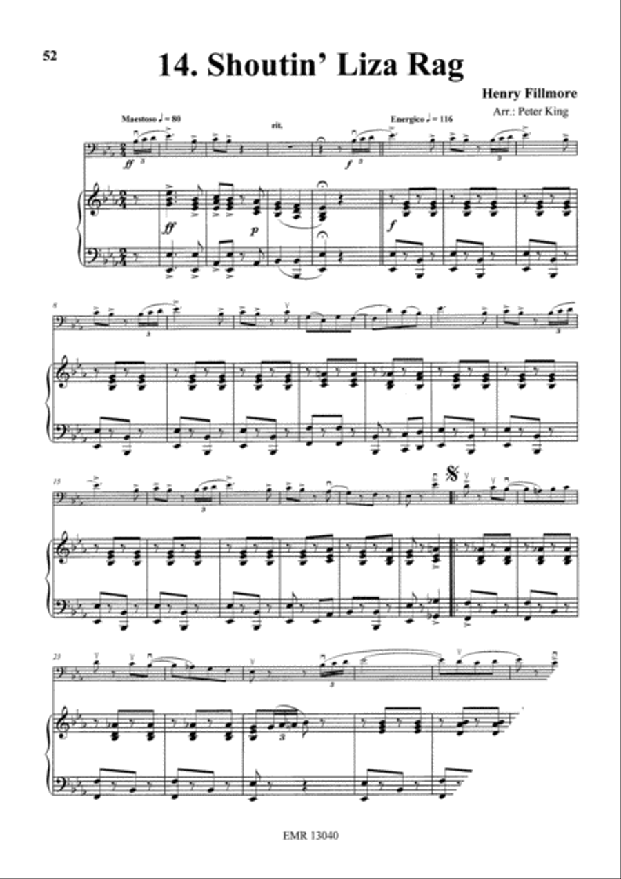 15 Rags Double Bass scores gallery preview page 16