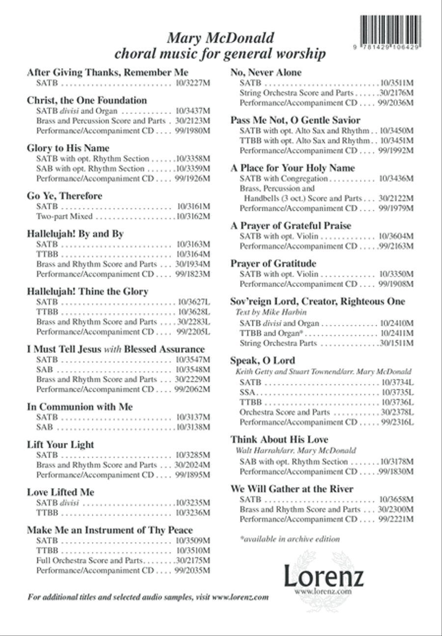 I Will Joyfully Sing 4-Part scores gallery preview page 13