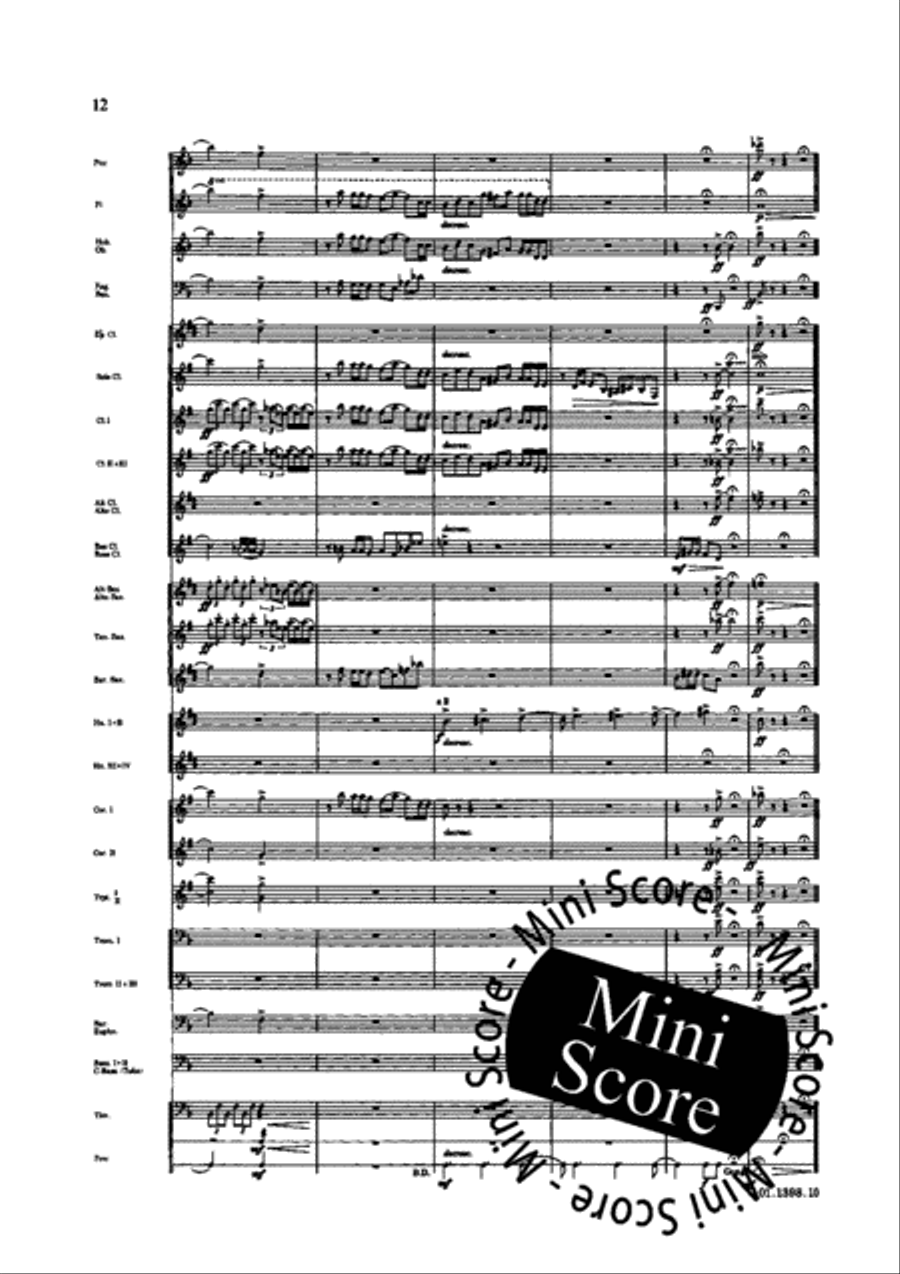 Eufonie Concert Band scores gallery preview page 14