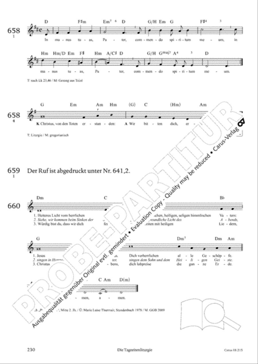 Gitarrenbuch zum Gotteslob Guitar scores gallery preview page 214