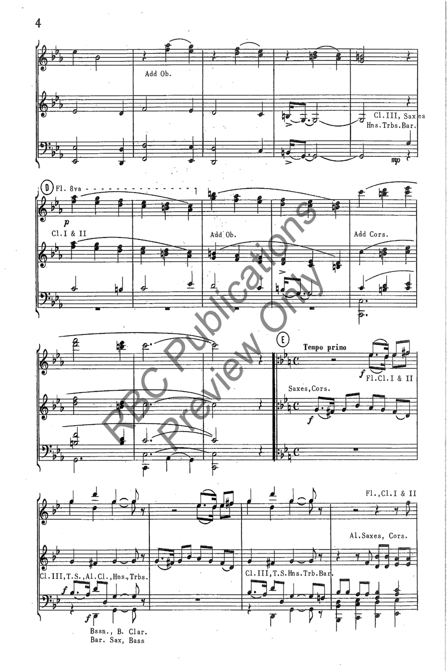 Fum Fum Fum Concert Band scores gallery preview page 5