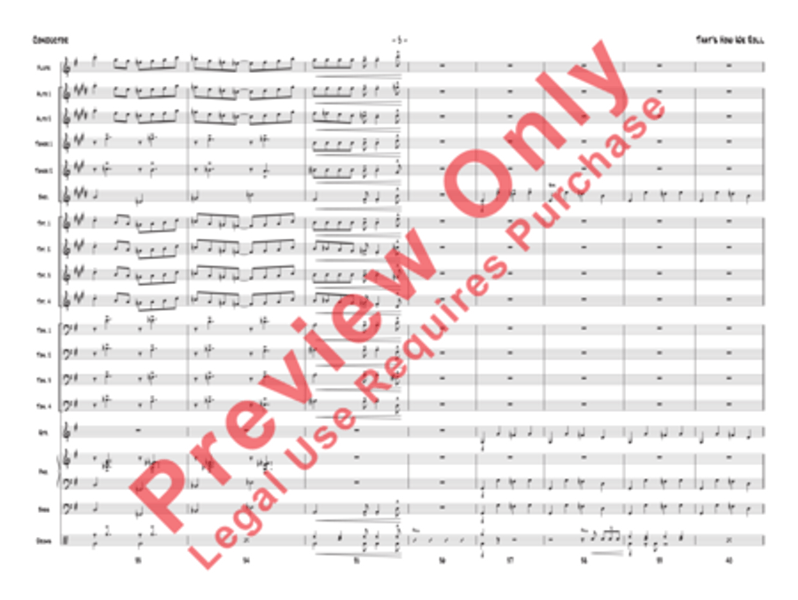 That's How We Roll Jazz Ensemble scores gallery preview page 21