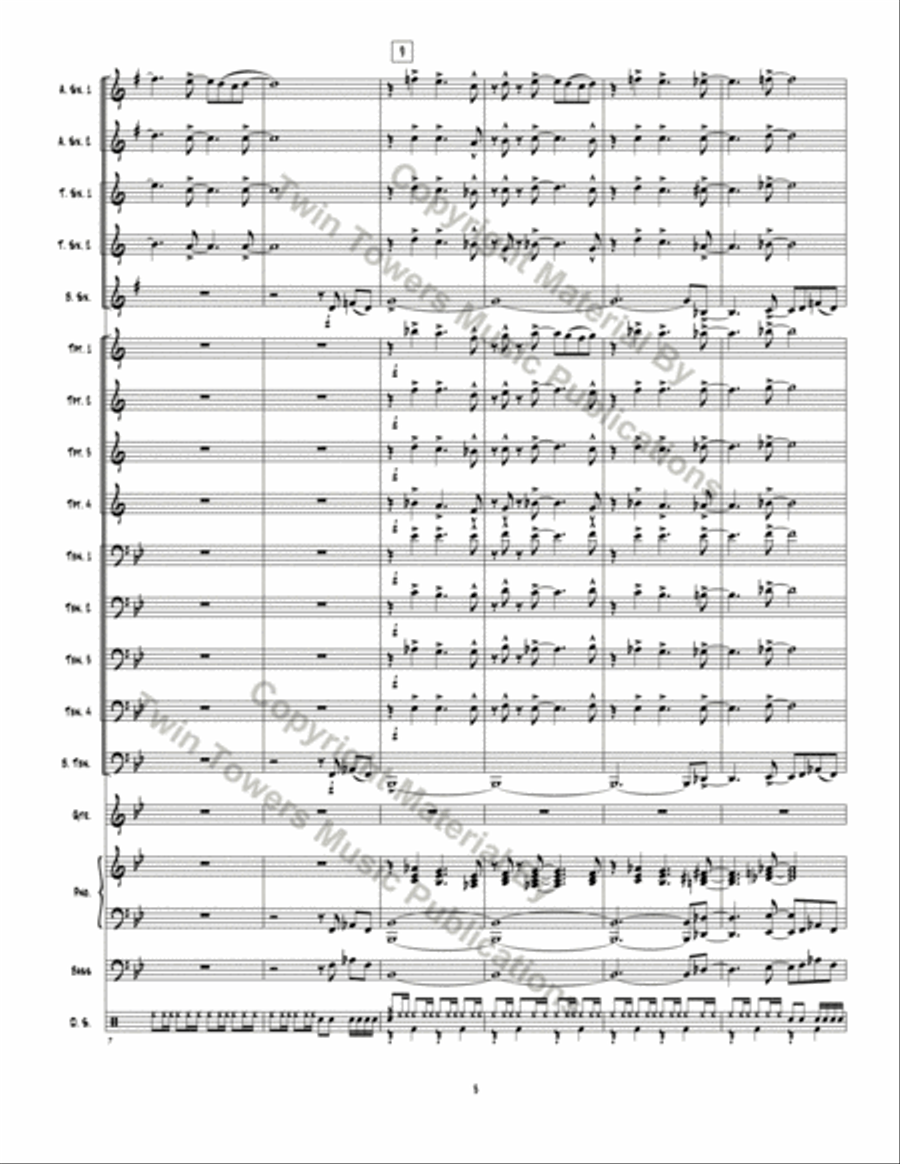 Slipstream Slipstream Jazz Ensemble scores gallery preview page 4