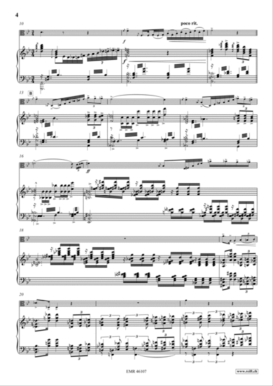 Poeme No. 1 Piano Accompaniment scores gallery preview page 5