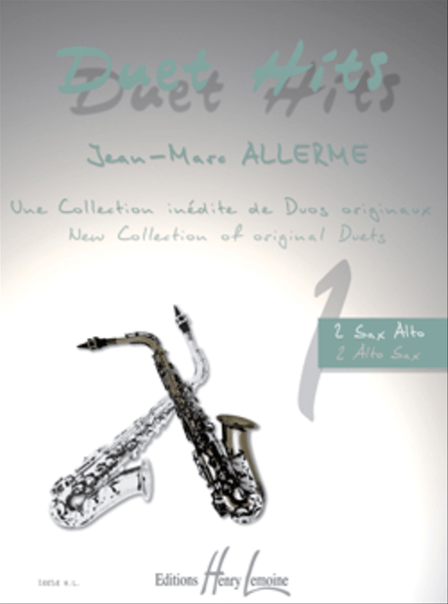 Duet hits Duet hits Alto Saxophone scores gallery preview page 1