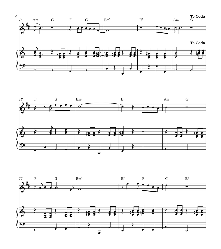 California Dreamin' B-Flat Clarinet scores gallery preview page 2