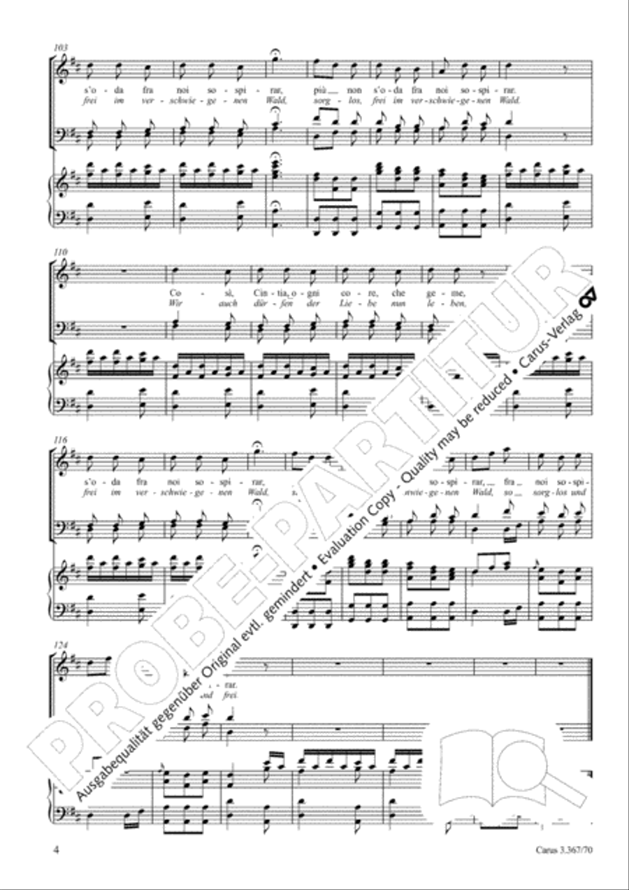 Piu la belva nel bosco non freme STB scores gallery preview page 5