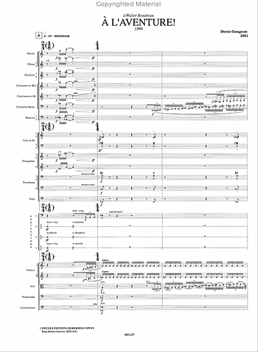 À l'aventure Orchestra scores gallery preview page 2