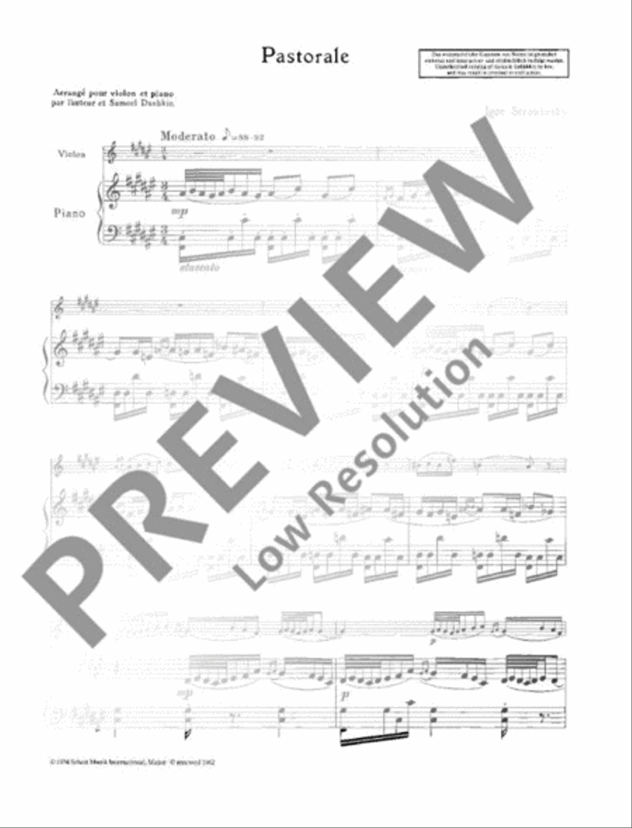 Pastorale English Horn scores gallery preview page 4
