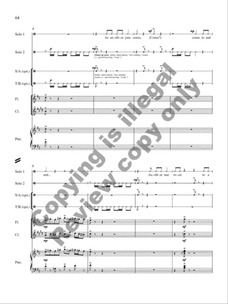 #twitterlieder (SATB Full Score) 4-Part scores gallery preview page 27