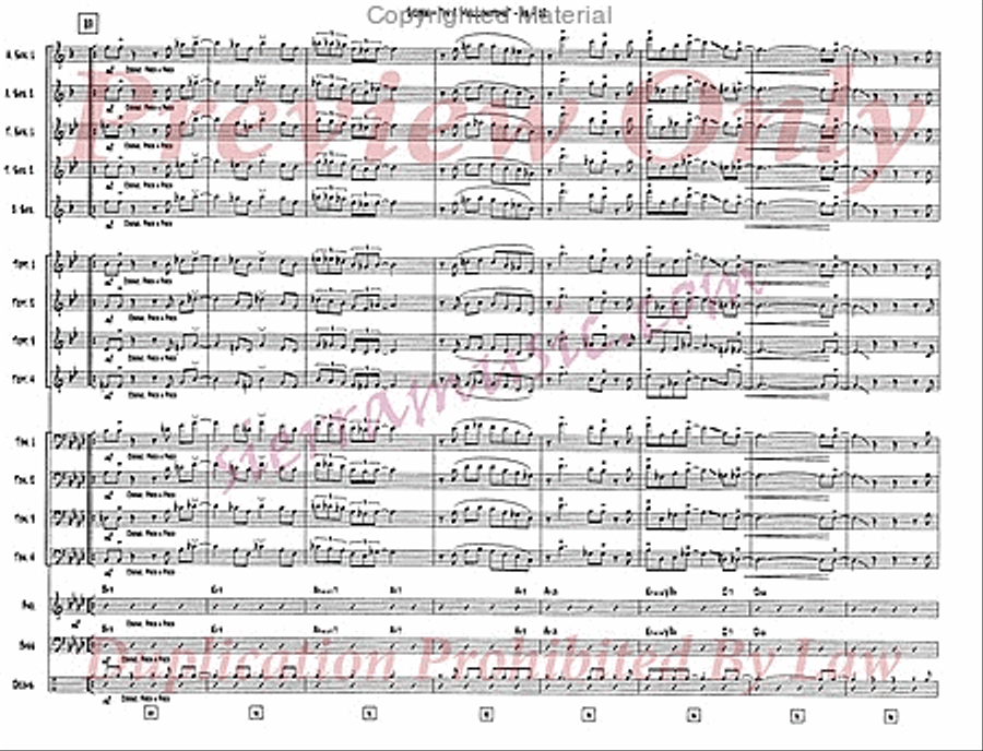 In A Mellow Tone Big Band scores gallery preview page 13