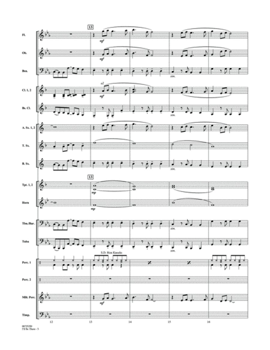 I'll Be There - Conductor Score (Full Score)