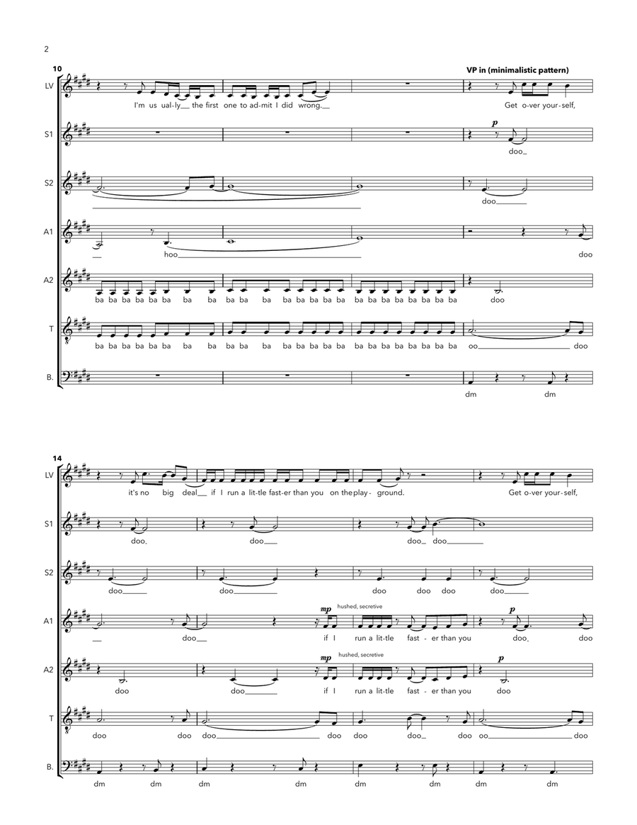 Might Not Like Me A Cappella scores gallery preview page 2