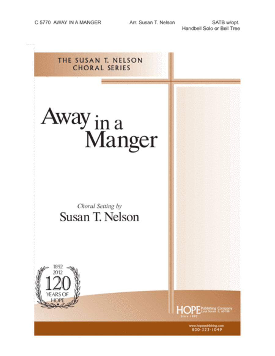 Away in a Manger 4-Part scores gallery preview page 2