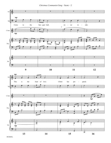 Christmas Communion Song - Instrumental Score and Parts
