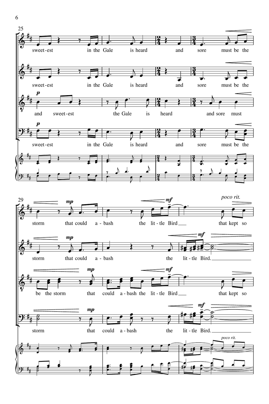Thy Silver Pinions Divisi scores gallery preview page 5