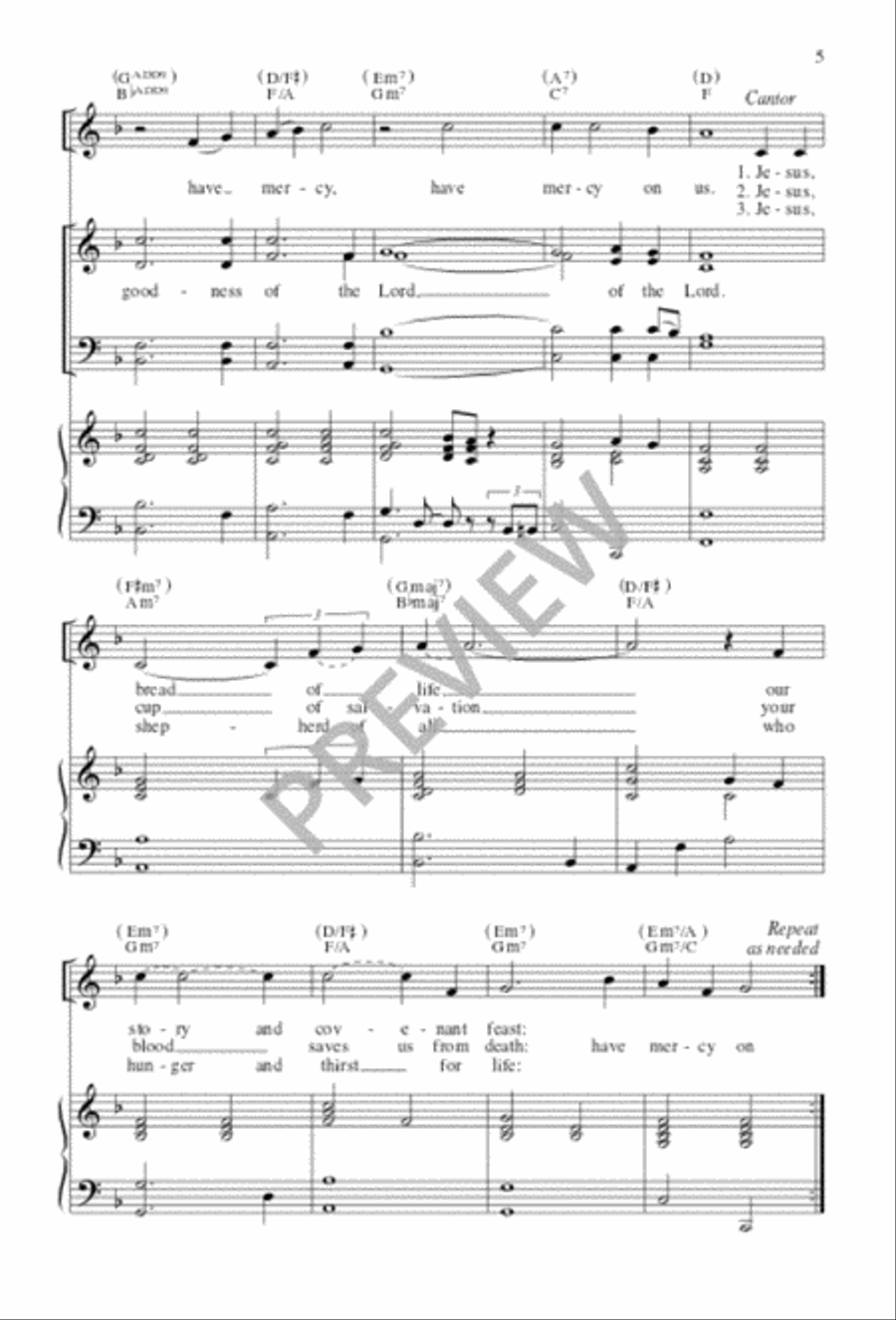 Taste and See 4-Part scores gallery preview page 5