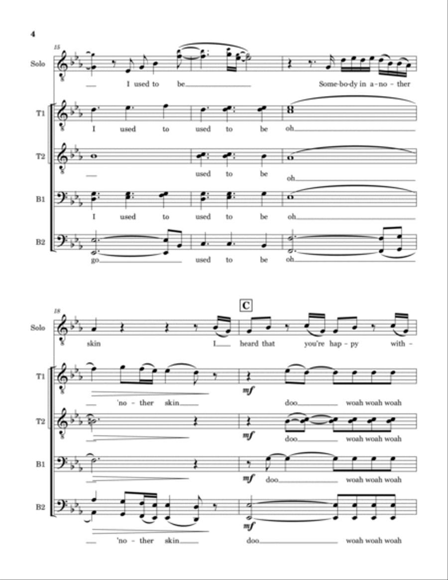 Die For You Die For You TTBB scores gallery preview page 4