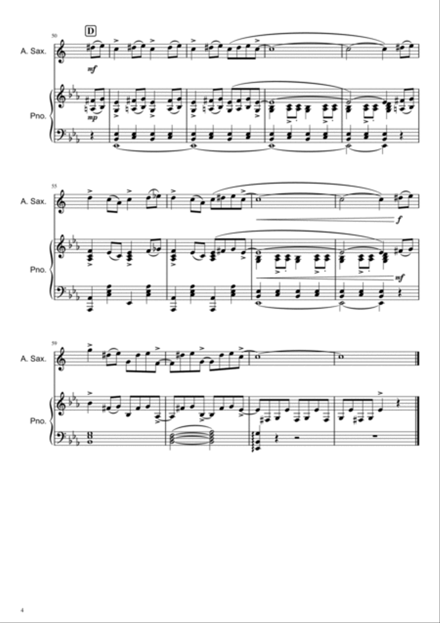 St. Louis Blues - Alto Saxophone St. Louis Blues - Alto Saxophone Alto Saxophone scores gallery preview page 4