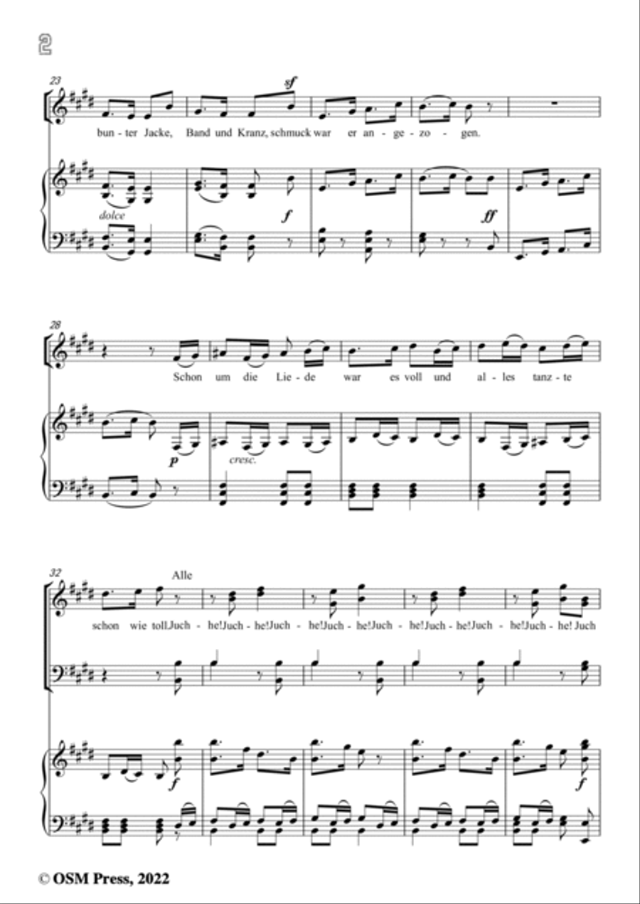 R. Wagner-Bauern unter der Linden,WWV 15 No.2,in E Major