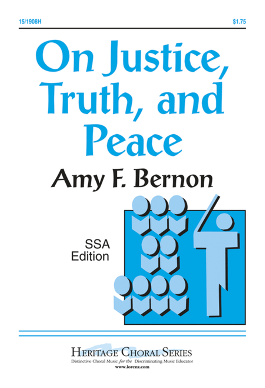 On Justice, Truth, and Peace SSA scores gallery preview page 1