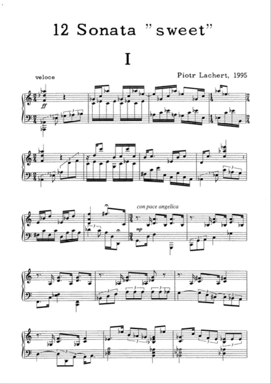 Sonata no. 12 per pianoforte, p.23,